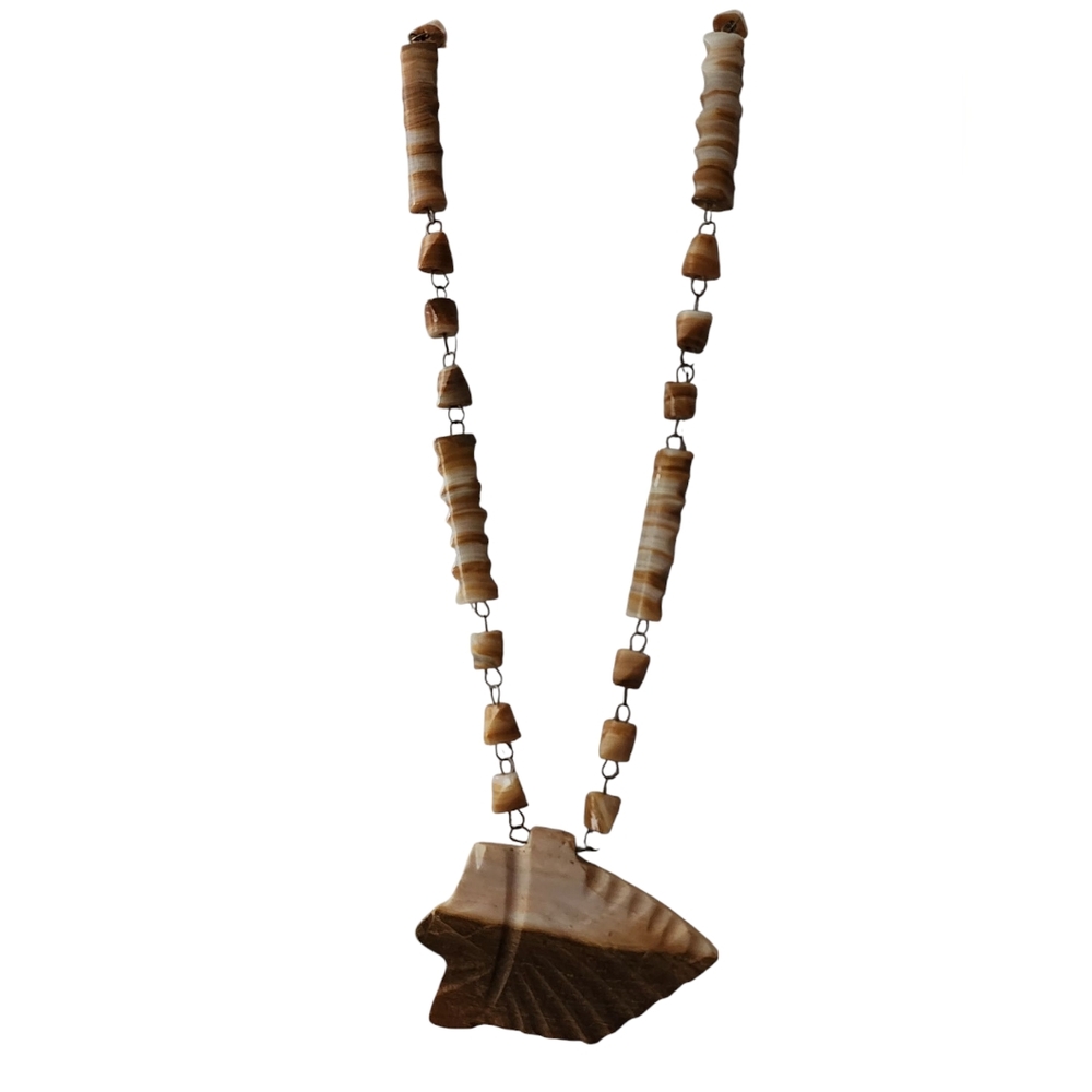Mexican onyx pendant necklace